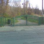 Installation of gate for Tower Hamlets, at Bow common lane cemertary