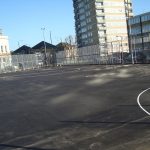 Creating a play area for children, at Barlett Park.