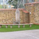 Artificial Turf laid at Malemsbury by Bow maintenance & landscapes  to completment seating area which they also varnished (3)