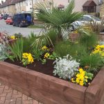 Planters on Manchester Road Isle of Dogs handmade by Bow Maintenance & Landscaping for LBTH (2)